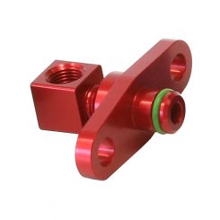 Aeroflow Fuel Rail Adapter Red For Mitsubishi Evo 10 - 40mm Centres