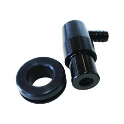 Aeroflow Billet PCV Valve With 3/8 Inch Barb Black