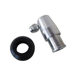 Aeroflow Billet PCV Valve With -6AN Polished