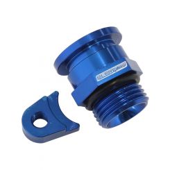 Aeroflow Fuel Pressure Regulator Adapter Blue For Holden V8 EFI