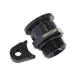 Aeroflow Fuel Pressure Regulator Adapter Black For Holden V8 EFI