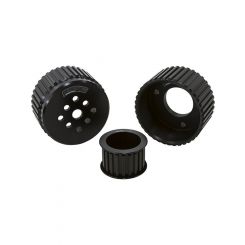 Aeroflow Gilmer Drive Kit Black For Chev V8 - Short Water Pump