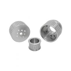 Aeroflow Gilmer Drive Kit Silver For Ford 289-351W& 302-351C