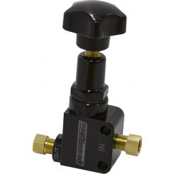 Aeroflow Brake Proportioning Valve Black With 1/8 Inch NPT Ports