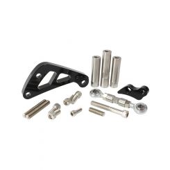 Aeroflow Aluminium Alternator Bracket Mid Mount Driver Side Black