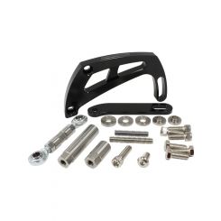 Aeroflow Alloy Power Steering Bracket High Mount Passenger Side AF64-4011BLK