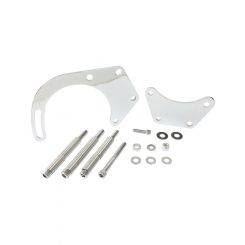 Aeroflow Low Mount Alternator Bracket Chrome With Long Water Pump