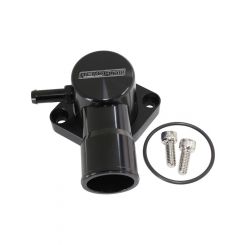 Aeroflow Aluminium Swivel Thermostat Housing Black For Falcon EF-FG AF64-4036BLK