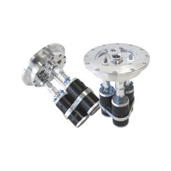 Aeroflow Billet Triple Fuel Pump Hanger For Bosch Style Pump Polised AF64-4050