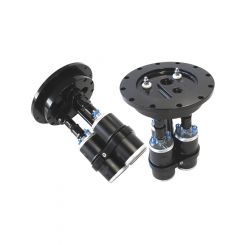 Aeroflow Billet Triple Fuel Pump Hanger For Bosch Style Pump Black AF64-4050BLK