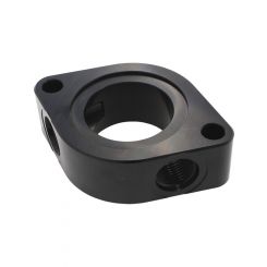 Aeroflow Water Neck Spacer Black For SB Chev x2 -8 ORB Aux Ports