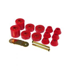 Prothane For 73-80 GM Body Mount 12 Bushing Kit Red