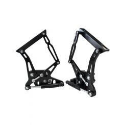 Aeroflow Billet Bonnet Hinge Kit Black For Ford Falcon XR-XY