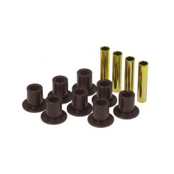 Prothane For 87-96 Jeep Front Spring & Shackle Bushings Black