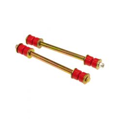 Prothane Universal End Link Set 7 3/8in Mounting Length Red