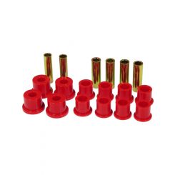 Prothane For 82-96 Ford Rear Spring & Shackle Bushings Red