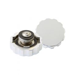 Aeroflow Billet Radiator Cap Small Style Ploished For 32mm Water Neck AF64-5032P