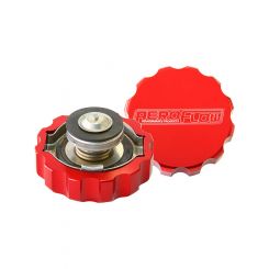 Aeroflow Billet Radiator Cap Small Style Red For 32mm Water Neck