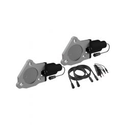 QTP 3in Bolt-On QTEC Dual Electric Cutout Valves Pair