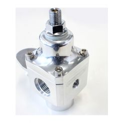 Aeroflow Billet 2 Port Fuel Pressure Regulator -8AN ORB, 4-12 PSI