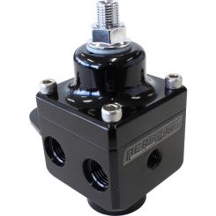 Aeroflow Billet 4 Port Fuel Pressure Regulator -6AN ORB, 4-12 PSI