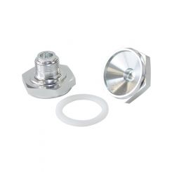 Aeroflow Power Valve Blank Plug Silver