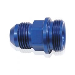 Aeroflow Carburettor Adapter Male 7/8" to -6AN Short Blue