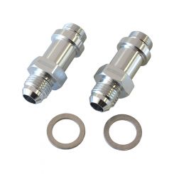 Aeroflow Carburettor Adapter Male 9/16" x 24 to -6AN 1-3/4" Long