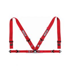 Sparco Belt 4Pt 3in/2in Competition Harness Red