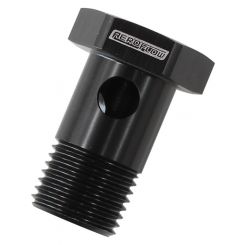 Aeroflow Alloy Banjo Bolt M18 x 1.5 Black Use With -10AN