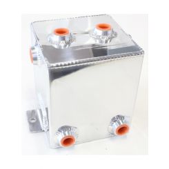 Aeroflow Universal Alloy Tank 2.2L, 5" L x 5" W x 6", Polished