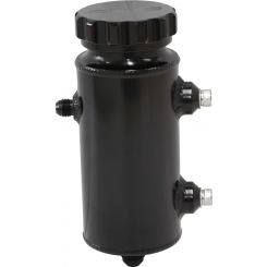 Aeroflow Power Steering Reservoir 650ml 8"x3" -8AN Feed -6AN Return AF77-1014BLK