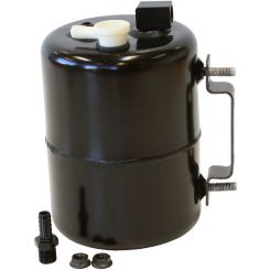 Aeroflow Brake Vacuum Reservoir Tank + Mounts & Fittings Black