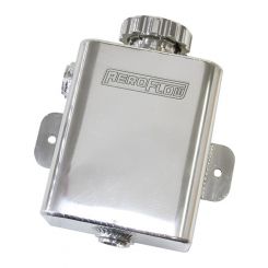 Aeroflow Square Radiator Expansion Tank Polished 1.18L 16 PSI