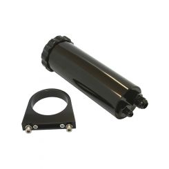 Aeroflow Power Steering Reservoir 440ml 2.-7/8" OD, 8-3/4" H Black AF77-1027BLK