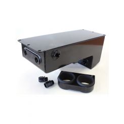 Aeroflow Dual EFI Pump Under Car Surge Tank Black