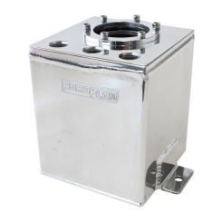 Aeroflow Single EFI Pump Surge Tank Polished Use With AF49-1014 Pump