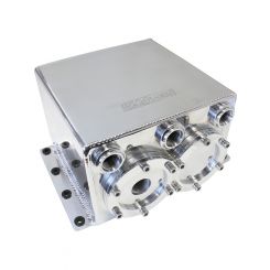 Aeroflow Dual EFI Pump Surge Tank Polished Use With AF49-1014 Pump