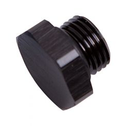 Aeroflow ORB Port Plug -8AN Black