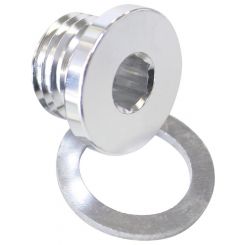 Aeroflow Metric Port Plug M12 X 1.5 Silver
