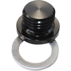 Aeroflow Metric Port Plug M16 X 1.5 Black