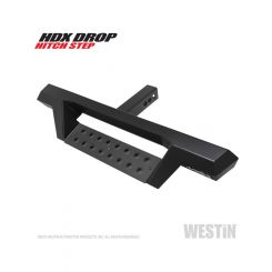 Westin HDX Drop Hitch Step 34in Step 2in Receiver Textured Black