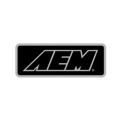 AEM Decal Gray Large, 4.1" X 1.5"
