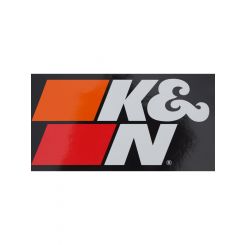 K&N Decal 8-1/4" X 4-1/4" w/ K&N Logo White
