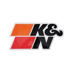 K&N Decal Die Cut, 21-3/4" X 11-1/32" w/ K&N Logo Black