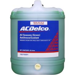 AC Delco All Seasons 20L Green Antifreeze Coolant