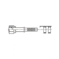 ATCO Straight #6 - #8 Step Up For Air O Crimp With Clamp