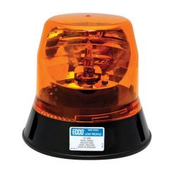 Ecco Amber Rotating Beacon 12/24V 3 Bolt Mount 145mm X 153mm