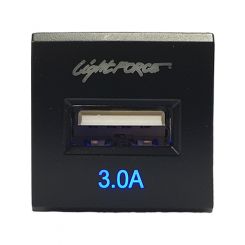 Lightforce USB Charger Outlet 12V 3Amp For Toyota 22.5mm X 22.4mm