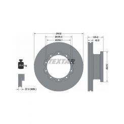 Textar Commercial Disc For Man